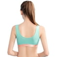 thumbnail image 4 of INNERSY Girls Wireless Bras Comfortable Cotton Little Girls Training Bras 3 Pack(L,Salmon/White/Mint Blue), 4 of 10