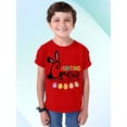 thumbnail image 2 of Hunting Crew Easter Bunny Egg Hunting Christian Event Youth T-shirt, Youth XL, Red, 2 of 5