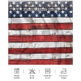 thumbnail image 5 of 4th of July Wrap Around Bed Skirts for Queen Bed 18" Drop,Bed Skirt with Adjustable Elastic Belt Dust Ruffle Bed Valance for Bedroom Hotel Luxury Independence Day Blue Star Red Stripe Bed Frame Cover, 5 of 7
