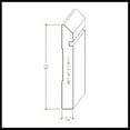 thumbnail image 7 of EWBB20 Bevel Groove 5-1/4" Tall x 11/16" Baseboard Moulding Unfinished, 7 of 7
