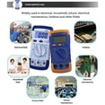 Multifunction Digital Multimeter Handheld Meter High Precisions Tester ...