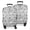 White Gothic Hand, variant on Black White Skull Cross Pattern Luggage Cover Fashion Suitcase Cover Baggage Covers Fit 25-28 Inch Luggage (Go Travel)