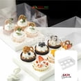thumbnail image 3 of Porta Cupcakes de Acetato – Set de 5 Bases Blanca, 3 of 5