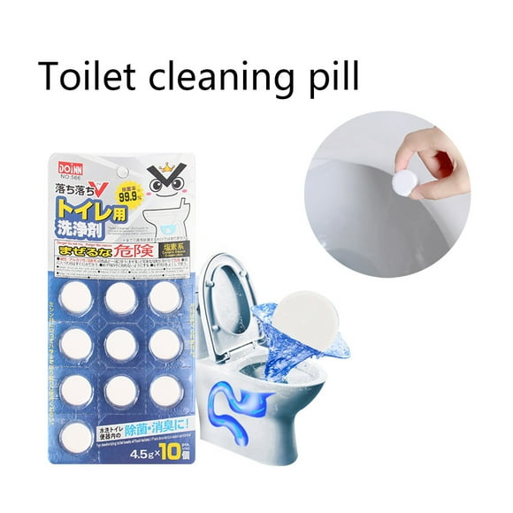 Huayishang Cleaning Agents Blue Flush 10 Bowl Toilet Pcs Bleach Tablets Cleaner Cleaner Automatic Tank Cleaning Supplies