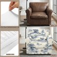 thumbnail image 6 of Chririnla 2 Piece Sofa Cover for Living Room Couch Covers with Non-Slip for Pet, Vintage Landscape Toile Print Chair Slipcovers, 6 of 8