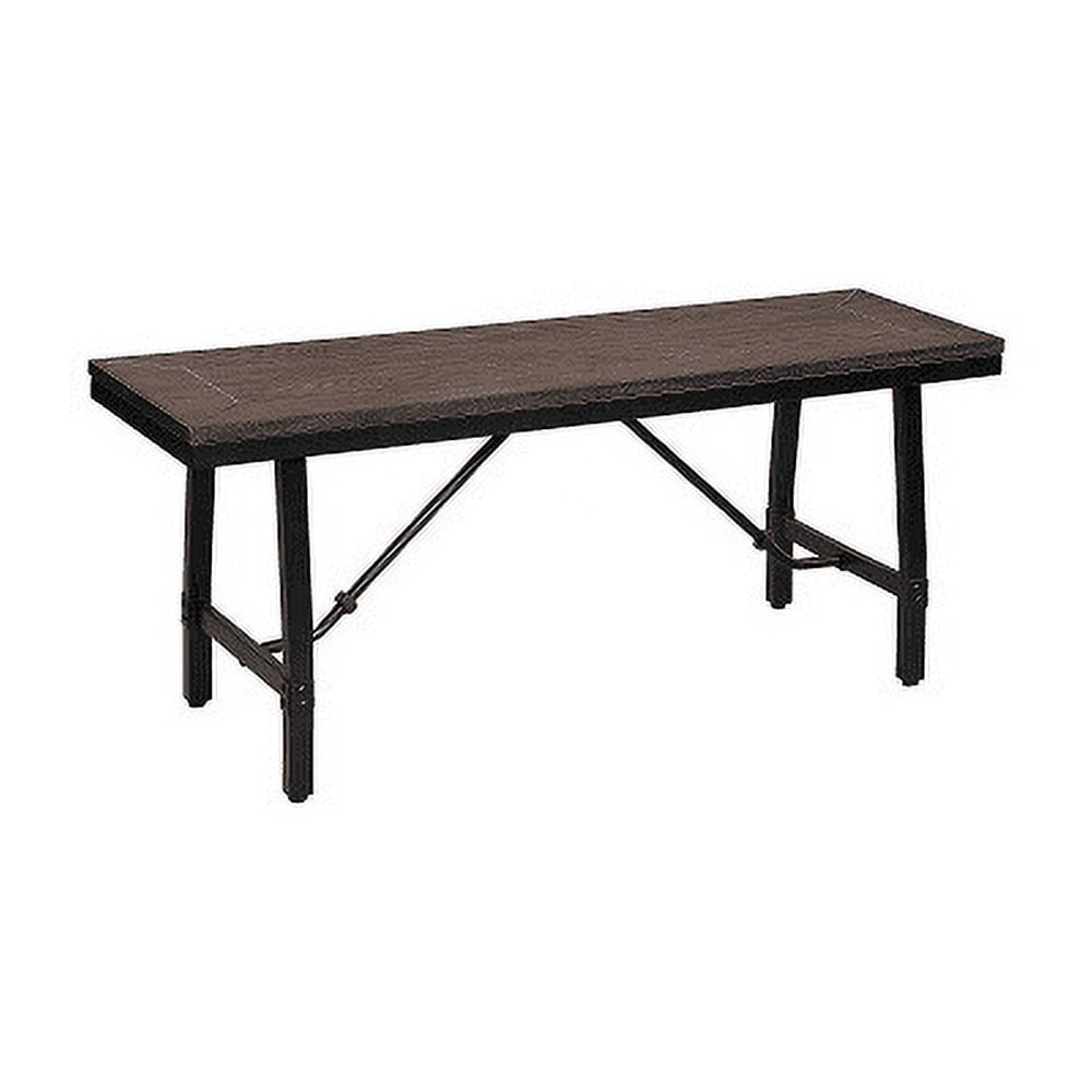 Acme Mariatu Oak & Black Bench