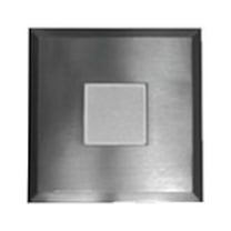 NICOR Lighting DLF301203KSQNK SureFit(v3) LED Flush Mount Ceiling Light, 3000K with Square Nickel Trim