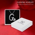 thumbnail image 6 of Eusense Initial Necklace Letter G Pendant Silver 925 Alphabet Jewellery for Women Girls, 6 of 6