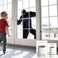 thumbnail image 5 of EcoNesxp 51 2 Inch Window Security Bar Adjustable Window Lock Security Up and Down Glass Door for Vertical Sliding Window Extendable White 16, 5 of 5