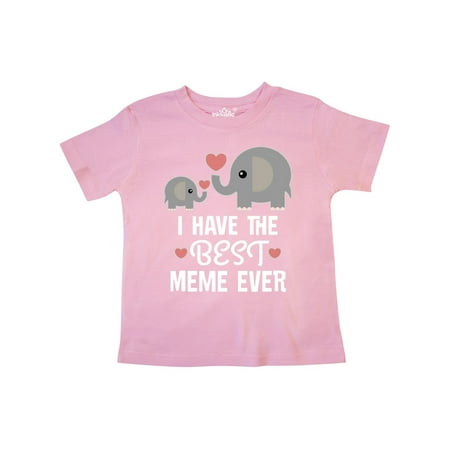 

Inktastic Best Meme Ever Grandchild Gift Gift Toddler Boy or Toddler Girl T-Shirt