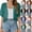 #01 Dark Green, variant on Women's 2026 Summer Chiffon Shrug Cardigans Open Front Short Sleeve Cropped Bolero Lightweight Sheer Cover Up for Evening Dress Wedding Party ,L,Dark Green