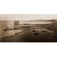 thumbnail image 2 of Watkins, Carleton 24x14 Black Ornate Wood Framed with Double Matting Museum Art Print Titled - City of Vallejo, California, from South Vallejo, 1870, 2 of 4
