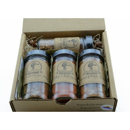  Smokehouse Favorites BBQ Rub and Spices Gift Set High 