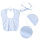 thumbnail image 2 of Babero protector de ropa para adultos, impermeable, para personas con discapacidad, para cocinar, ropa de comedor, tela de fibra de bambú, 30,5 x 40,6 cm Khall JM05074, 2 of 6