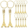 thumbnail image 4 of Masteelf  12 Pcs Small Eiffel Tower Car Key Decoration Golden Keychain, 4 of 7