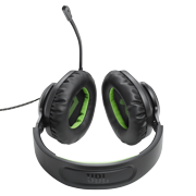 Restored JBL Quantum 100X Console - Wired over-ear gaming headset with a detachable mic - Black