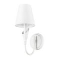 thumbnail image 5 of Z-Lite Claudelle 1 Light Wall Sconce in Textured White color, Steel frame, 5 of 8