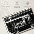 thumbnail image 6 of Elephant Stock Black Cadillac Wall Art - Horizontal Canvas Wall Art - Living Room Wall Decor - Transportation Canvas - Black And White Decor By Philippe Hugonnard - 36" x 24", 6 of 8