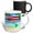 Multicolor, variant on 3drose, Hawaii Flag with Map of the Hawaiian Islands Beach Vacation Design., 11oz Two-tone Red Mug