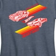 thumbnail image 3 of Hot Wheels - Valentine's You Make My Heart Race - Women's Short Sleeve Graphic T-Shirt, 3 of 5