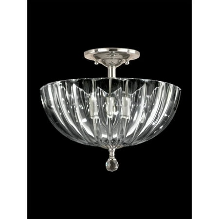 - Dale Tiffany Sereno Crystal Semi Flush Mount