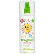 Babyganics Mineral Based Sunscreen Spray, SPF 50+ 6 oz (Pack of 3)