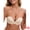 White, variant on Women's Deep V Strapless Wireless Demi Bandeau Lace Bra 38C Black Lace
