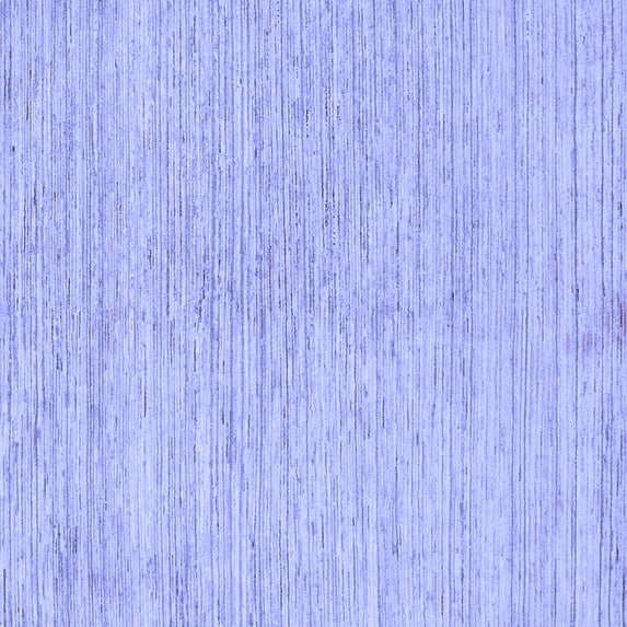 Ahgly Company Indoor Square Solid Blue Modern Area Rugs, 3' Square