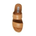 thumbnail image 5 of Steve Madden Womens Defuse Leather Espadrille Slip On Wedge Platform Sandals, 5 of 7