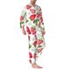 thumbnail image 2 of Fotbe Strawberry1 Pijama de Hombre con Estampado de Manga Larga, Conjunto de 2 Piezas, Ropa de Dormir Suave y Cómoda con Bolsillos-Medium, 2 of 7