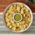 thumbnail image 3 of INFUSE 16" Lebrillo Pattern Melamine Chip & Dip Serving Platter for Outdoor Parties Entertaining, Orange, 3 of 4