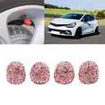 thumbnail image 4 of Wheel Tire Valve Cover, Bling Valve Stem  Simple Installation 4 Pcs Attractive Rhinestone  For Car For Motorcycle Silver,Black,Pink,Red, 4 of 8