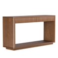thumbnail image 6 of Hassch Contemporary Wood Console Table with 2 Storage Drawers, 59.8" Long Entryway/Sofa Table behind Couch, Easy Assembly, Walnut, 6 of 8