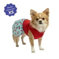 thumbnail image 2 of Oodles Blue Cherries Ruffled Spring Dog Dress, XS, 2 of 8