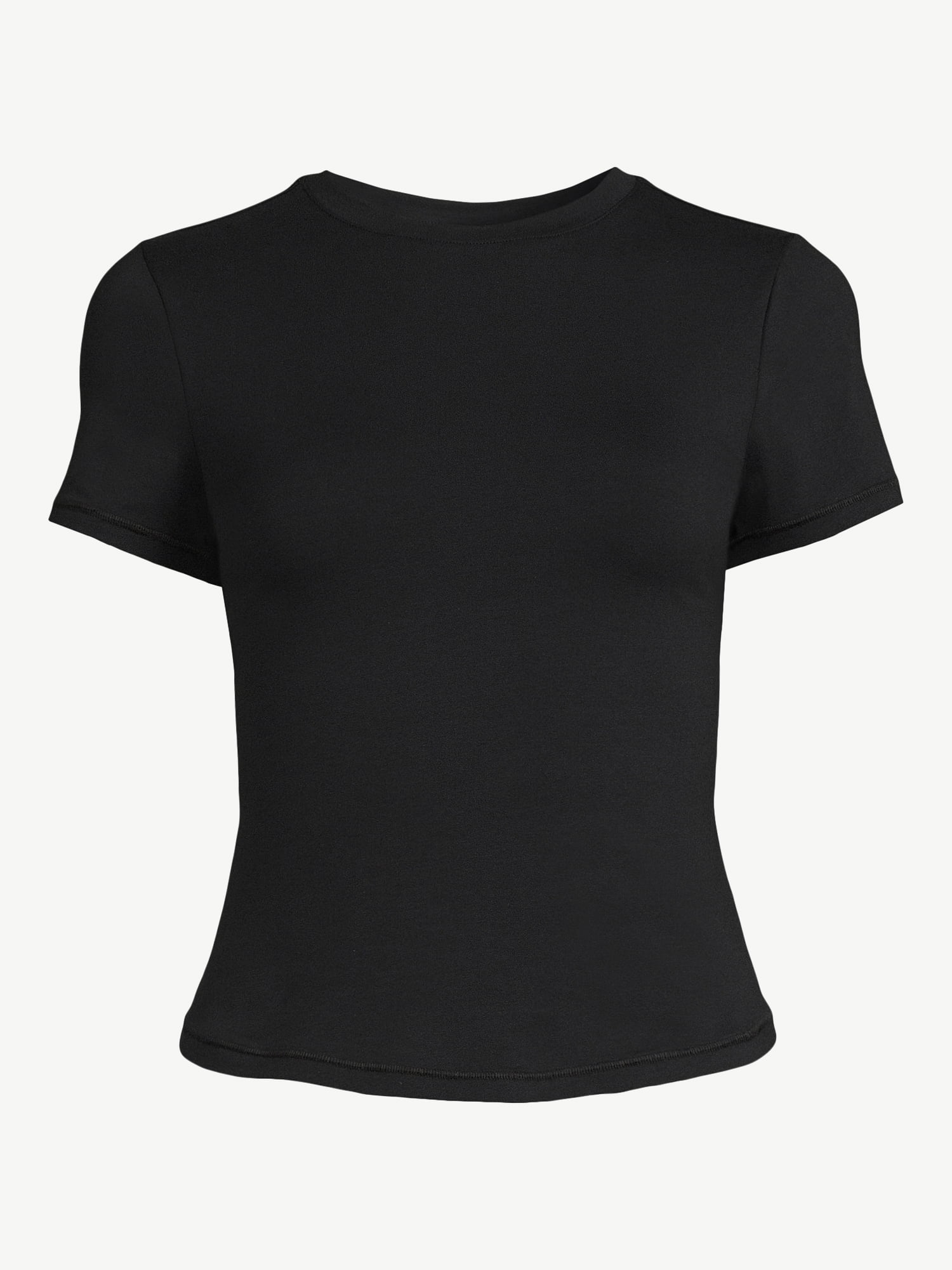 Scoop Women's Ultimate Refined Jersey Knit Fitted Baby Tee, Sizes XS-XXL