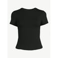 thumbnail image 5 of Scoop Women's Ultimate Refined Jersey Knit Fitted Baby Tee, Sizes XS-XXL, 5 of 6