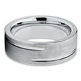 thumbnail image 2 of Man's Wedding Ring,Tungsten Wedding Ring,8mm Wedding Ring,Anniversary Ring,Engagement Ring, 2 of 4