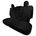 thumbnail image 1 of For 2020-2024 Tesla Model Y FH Group Faux Leather Custom Fit Car Seat Covers Rear Seat - Black, 1 of 4
