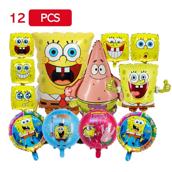 12 PCS Foil Balloons,  Birthday Party Supplies