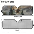 thumbnail image 7 of Yuyamidu Eagle Windshield Sun Shade for Jeep Wrangler JL JLU & Gladiator JT, Foldable Sun Visor Protector Blocks UV Rays and Keep Vehicle Cool, 7 of 7