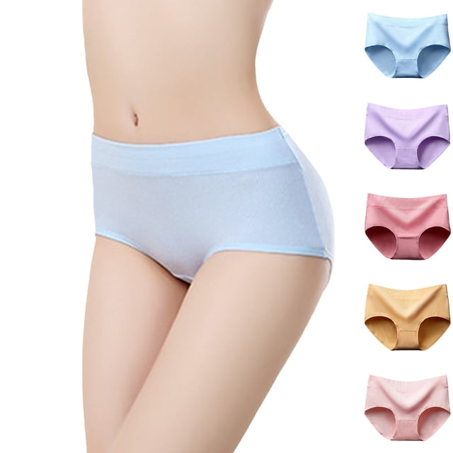 B91xZ Culottes pour Femmes en Coton Extensible, sous-Vêtements, Rose Vif TG