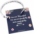 thumbnail image 4 of TINGN Gifts for Women Teen Girls Teenage Girls Bracelet Jewelry Daughter You are Beautiful for You are Fearfully and Wonderfully Made, 4 of 5