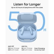 soundcore P31i Wireless Earbuds – Hi-Res Audio, Adaptive Noise Cancelling, 50H Battery Life, Fast Charging, IP55, Ultra-Portable – Blue