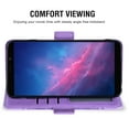 thumbnail image 5 of Asuwish Compatible with Cloud Mobile Stratus C7 Wallet Phone Case and Tempered Glass Screen Protector Flip Credit Card Holder Stand Wrist Strap Mandala Flower Cell Cover for C_7 C 7 Women Men Purple, 5 of 8