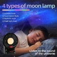 thumbnail image 3 of Night Light Bluetooth Speaker, Moon Lamp, Retro Colorful Ambient Moonlight Soundbar Wireless Stereo Music Player X7-B, 3 of 5