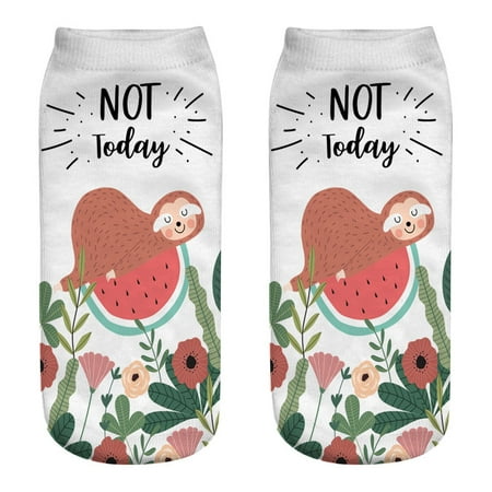 

Tangnade Fashion Casual Work Business Socks 3D Animal Print Medium Sports Socks