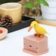 thumbnail image 5 of Caja de almacenamiento de palillos de dientes creativa, soporte automático divertido de madera para palillos de dientes de frutas y bambú para limpiar los dientes y sostener pequeños aperitivos, 5 of 5