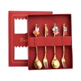 thumbnail image 3 of Baoblaze Gold Cutlery Set Dinner Party Heavy Duty for Chinese New Year Party Birthday C, 3 of 8