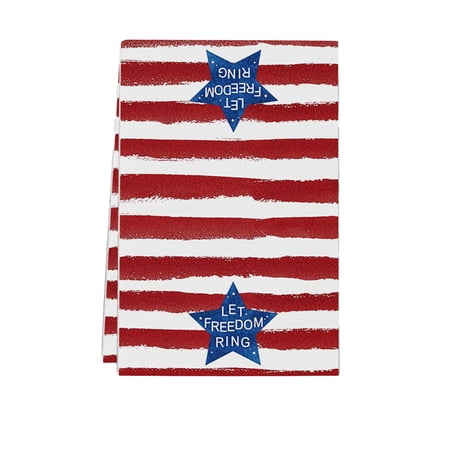 Mrzvby Independence Day Anniversary Decorations 20x27in Kitchen Towels Patriotic Print Decorative Dishes Cloth Super Absorbent Cleaning Towel