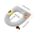 thumbnail image 3 of Xihbxyly Funda de Inodoro con Cremallera, Poliéster Suave, Cómoda E Higiénica, Fácil de Limpiar, Instalación Práctica, Diseño Duradero, Decoración para Baño, Tamaño 43,5 X 37,5 Cm., 3 of 6